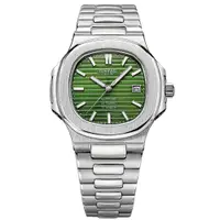 在飛比找蝦皮商城優惠-【BOSSWAY】簡約綠意機械錶(綠-45mm)