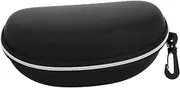 [Kisangel] Zipper Hard Shell Sunglasses Case Durable Travel Protective Eyeglasses Holder with Scratch Resistant Lining for Ski Goggles Windproof Glasses and Sunglasses Portable Design for Men
