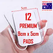 ALDI VISAGE WELLNESS PLUS TENS EMS compatible 9cm x 5cm x 12 ELECTRODE PADS