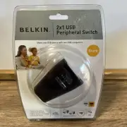 Belkin 2x1 USB Peripheral (F1U201V) 2Ports External USB peripheral sharing. New