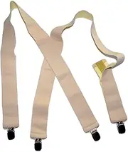 [Hold-Up Suspender Co.] Holdup Under-Ups in Traditional X-Back Style with Patented Metal "No-Slip" clips