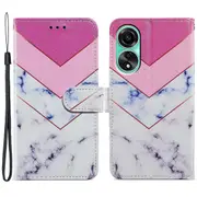 For Oppo A78 4g Case Wallet Leather Pattern Stand Phone Cover