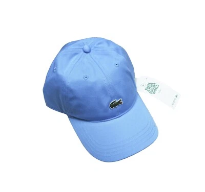 Lacoste Unisex Blue Logo Cotton Twill Cap