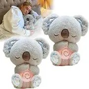 Evoraco Soothing Koala Bear Arrily Calming Otter Breathing Koala Sleep Buddy Calming Otter Plush for Anxiety with Music Lights & Rhythmic Breathing Motion (2 PCS)