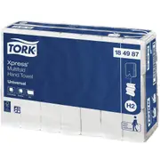 Tork Xpress H2 Multifold Hand Towels Slimline 1ply Universal 230 Sheets x 21 Packs/Carton