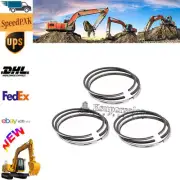 3 Sets Piston Rings Fits For Mitsubishi K3D Case IH 244 IH 245 MT210D MTE1800D