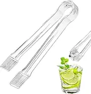 Tongs for Serving Food, Serving Tongs, Transparent Non-Slip Multi-Purpose Tongs for Kitchen, Buffet, Decoration, Cake, Snacks, Desserts, Appetizers, Finger Food