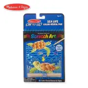 On The Go - Scratch Art (Sealife) - Melissa & Doug