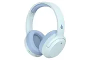Edifier W820NB Hybrid Active Noise Cancelling Headphones Hi Res Audio 49H Playtime Wireless Over Ear Bluetooth Headphones for Phone Call Blue