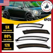 Front Rear Smoke LED Side Marker Light for 2Gen MINI Coope R55 R56 LCI 2009-2013 (for: Mini)