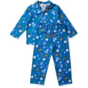 Brilliant Basics Kids Sea Creature Print Flannelette Pyjama Set - Multi