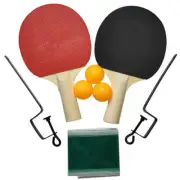 Ping Pong Set 2 Rockets 3 Balls Back To Dock 1 The Net Table Tennis Three Balls,