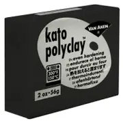 Kato Oven Baked Polymer Clay Polyclay-Black 56g