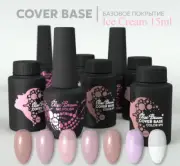 Elise Braun Cover Base Ice Cream 15ml Color Rubber Base French Base Coat LED UV