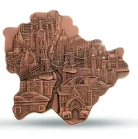 在飛比找Yahoo!奇摩拍賣優惠-匈牙利首都布達佩斯城市紀念異形銅章+原裝盒子（該章由匈牙利國