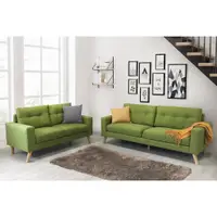 在飛比找蝦皮購物優惠-【新生活家具】《翡翠》灰色 綠色 布沙發 3+2沙發組 新品