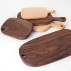 Wooden Cheese Board Serving Cutting Chopping Tray Solid Oak Platter With Handle
