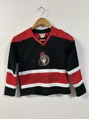 NHL - Mighty Mac Sports Kids Size 6X Senators Jersey - New - Unisex - Red/Black