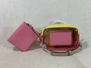 NWT Tory Burch Perry Color Block Mini Bag + Wallet $416