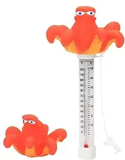Pool Float Temperature Gauge - Large Size Floating Temperature Gauge for Water,Cartoon Sea Animals Spas Thermoscope for Ponds, Swimming Pools