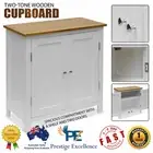 Buffet Sideboard Cabinet White Doors Storage Shelf Cupboard Hallway Furniture AU