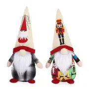 Walnut Soldier Gnome Handmade Swedish Tomte Christmas Elf Decoration Ornaments