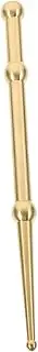 GARVALON Brass Acupressure Pen Portable Massage Tool for Daily Use Convenient Body Massager with Small Heads for Targeted Relief for Management
