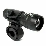 Bicycle Telescopic Zoom Front Light High Brightness Bike Flashlight 3-modes