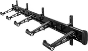 CyclingDeal Bike Wall Mount Rack - Adjustable Indoor Outdoor Storage Vertical Cycling Hook Hanger Organiser - Safe & Secure for Storing MTB Road Bicycles in Garage or Home