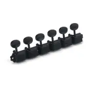 Wilkinson 6 Inline Vintage Guitar Tuning pegs Tuners Machine Heads WJ-55S Black