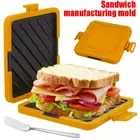 Microwave Toastie Maker Time Saving Wireless Waffle Maker for Fast Breakfast