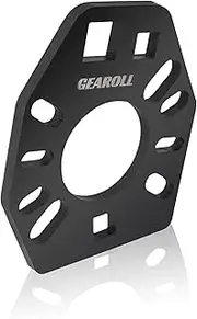 GEAROLL Stainless Steel Pinion Yoke Wrench Tool for Loosening Pinion Flange and Nuts, Fits for Most Sockets Extra 1/2" Hole Fits Most Sockets, Works with Various Styles of Yokes,Axles,Flanges