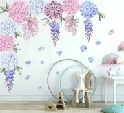 Hydrangea Wisteria Flower Decal
