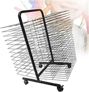 Art Drying Rack for Classroom,Double-Sided Shelves Drying Easel,38 Shelves,Suitable for Office and Home File Storage Box(Size:17.7X26X32.3in)