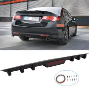 For Honda Accord Civic Rear Bumper Diffuser Shark Fins Bumper Spoiler Lip Black (for: Honda Civic)