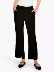 NIC+ZOE MATTE SATIN SPLIT LEG PANTS, SIZE 2