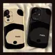 動物園黑白熊貓適用蘋果iphone14proMax手機殼13mini全包硅膠12PRO軟XR/11p保護套XSMax防摔6s/7p/8Plus創意