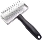 AMPSEVEN Pizza Dough Docker Roller - Professional Stainless Steel Pastry Docker