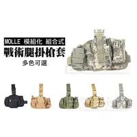 在飛比找蝦皮購物優惠-【HS漢斯】MOLLE 模組化 組合式 戰術腿掛槍套 多色可