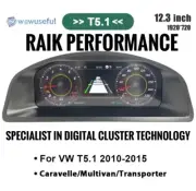 VW TRANSPORTER T5.1 Digital Instrument Virtual Cluster Cockpit LED