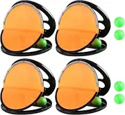 Toss and Catch Game - Kids Ball and Catch Set | Outdoor Pool Beach Toys | Toddler Baby Beginner Sticky Baseball Softball Glove Mitt Paddle Hand Throw Training Kit for Birthday Travel Backyard