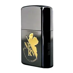 Zippo Evangelion Nerv Black Gold Brass Serial Number Limited