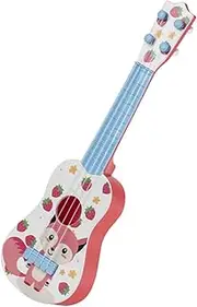 Abaodam String Guitar Ukulele Musical Instrument with Realistic Design for Beginners Safe Plaything for Music Learning Cartoon Ukulele