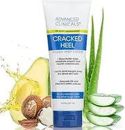 Advanced Clinicals Cracked Heel Cream For Dry Feet, Rough Spots, And Calluses. (8 Oz)