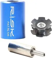 chiwanji Bicycle Threadless Headset Star Nut Install Tool Expansion Sleeve Setting Installer Driver Star Nut Sleeve Core Rod Accessories Fit 1 1/8" 28.6mm Fork Steerer