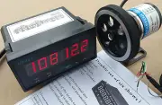 200mm Length Wheel + Encoder + Support + Counter Grating Display Meter Kits