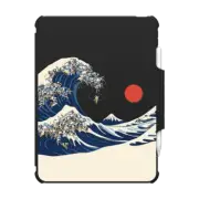 iPad Air 11-inch (M2/M3) Impact Folio Case The Great Wave of Pugs