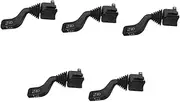 JECOMPRIS 5pcs Car Turn Signal Switch Headlight Switch Dimmer Switches The Switch Vehicle Toggle Switch Rocker Switch Replacement Turn Signal Lever Switch Part Car Toggle Switch Metal Black