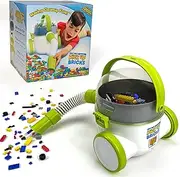 Pick Up Bricks Toy Cleanup Vacuum for Kids, Works w/Lego Bricks, LOL Doll Acc. & More, Boys and Girls Ages 4-9