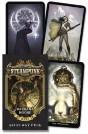 STEAMPUNK TAROT MINI DECK Pocket Sized Edition Card Set oracle cards miniature